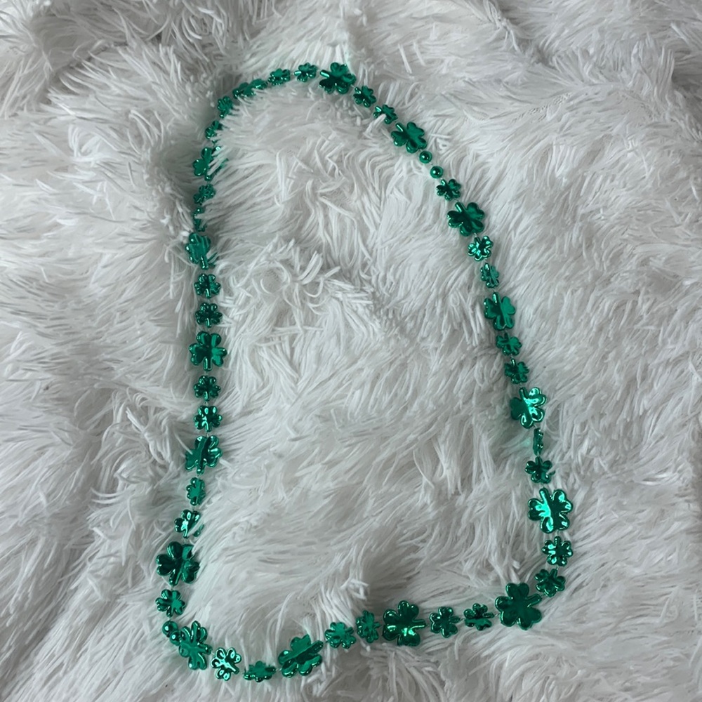 Green St. Patrick’s day necklace